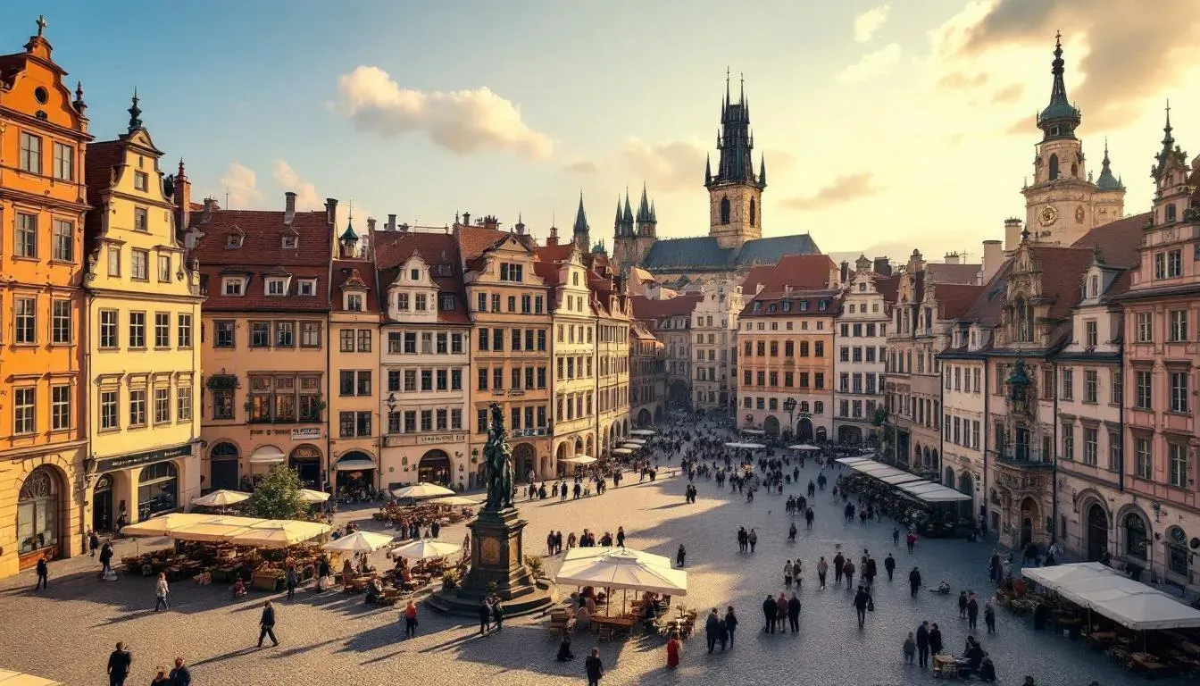 Old Town Square - filming location in Czech Republic