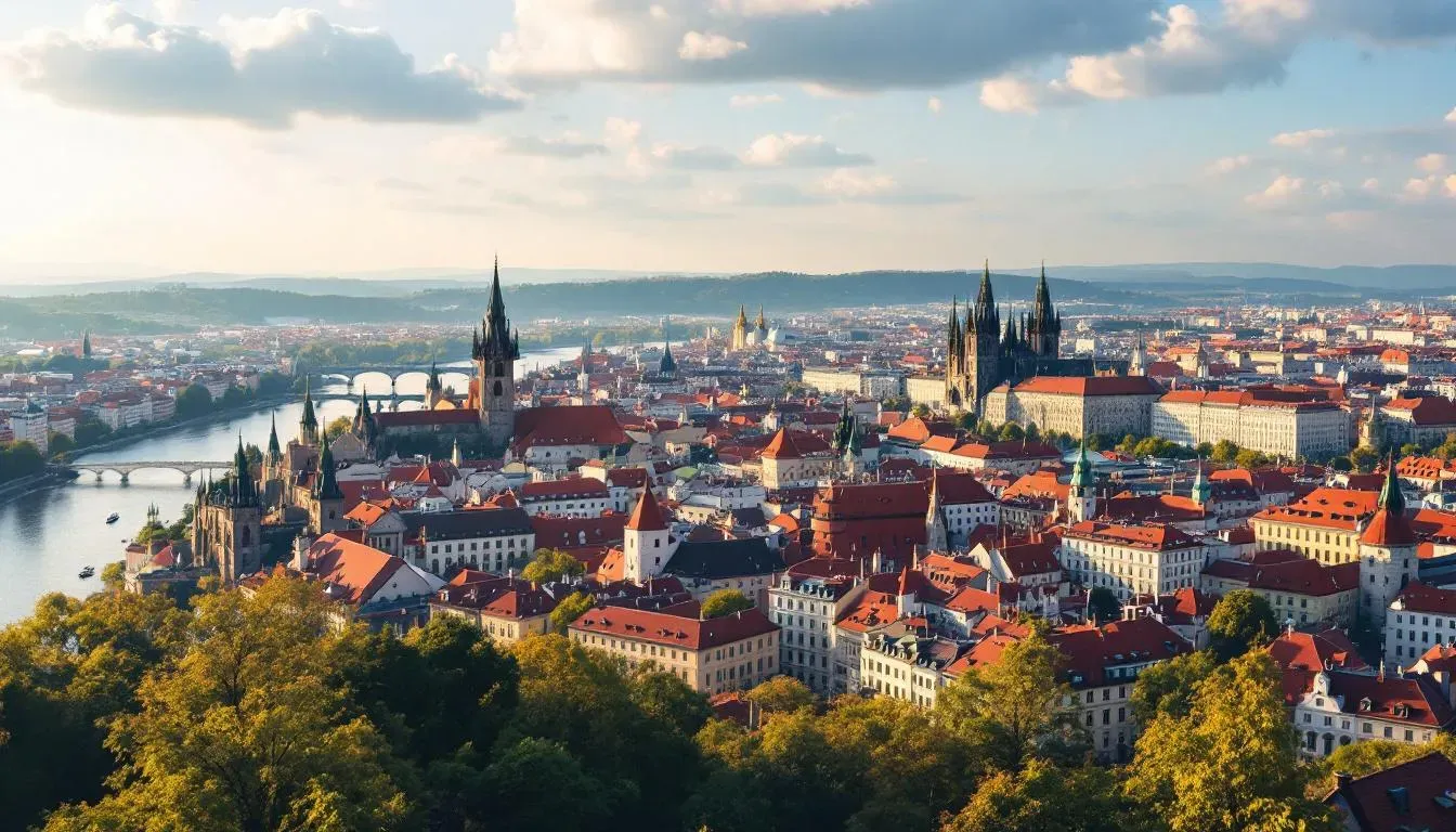 Prague Skyline - filming location in Czech Republic